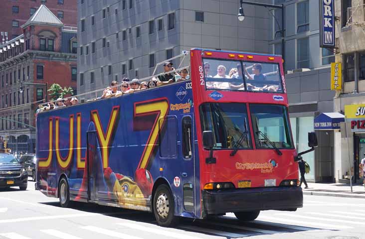 City Sightseeing New York Freightliner XB-R Speciality Bus Manufacturing City Looper 832